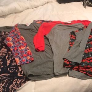 Bundle 4 lularoe Randy's size small
